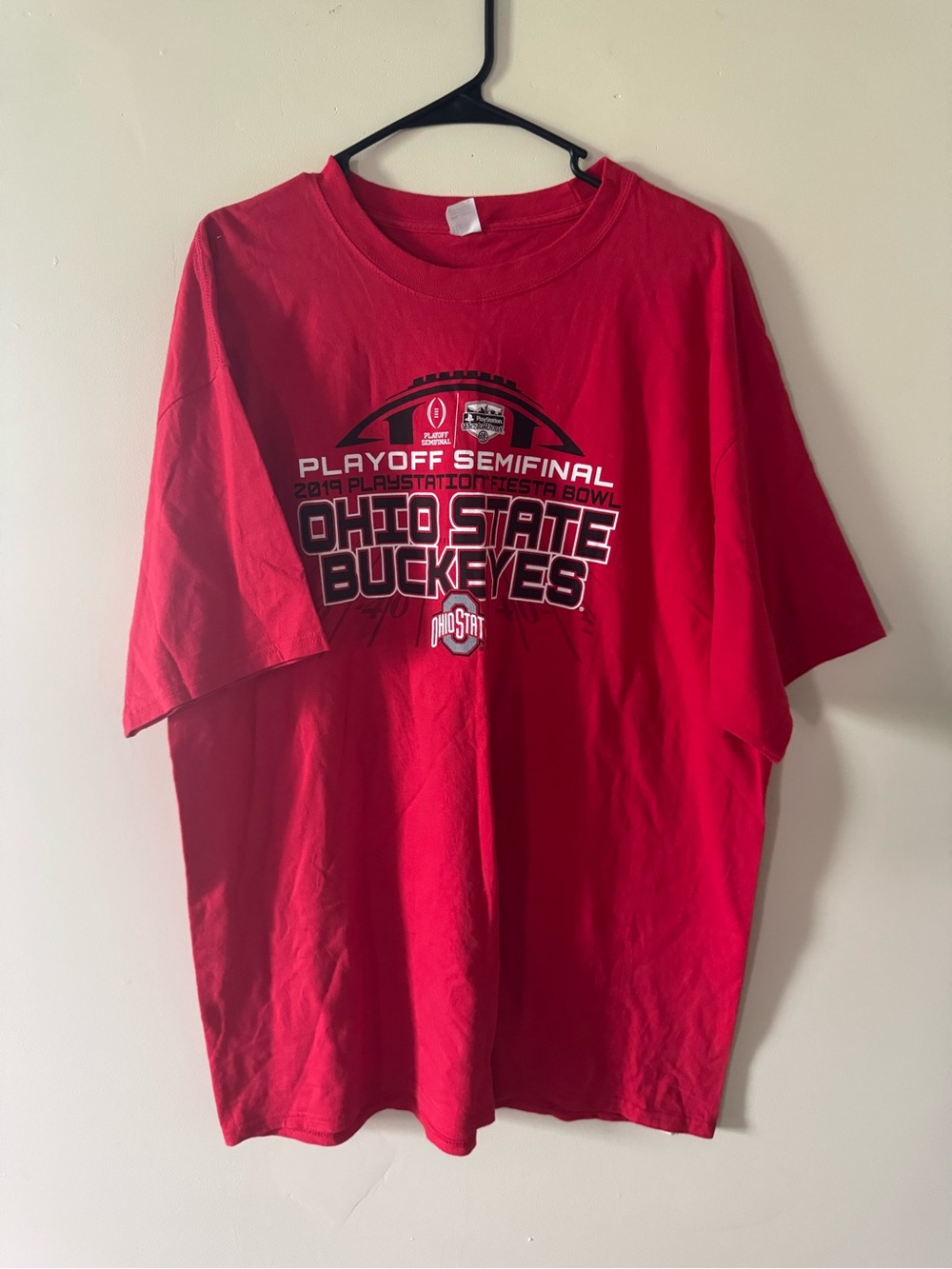 🎄5 for $20 Ohio State Buckeyes Fiesta Bowl 2019 Playoff Semifinal T-Shirt XXL